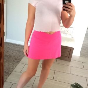 PINK Victoria's Secret Hot Pink Skirt